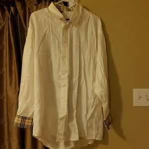 Men's Casual Burberry Linen Shirt
